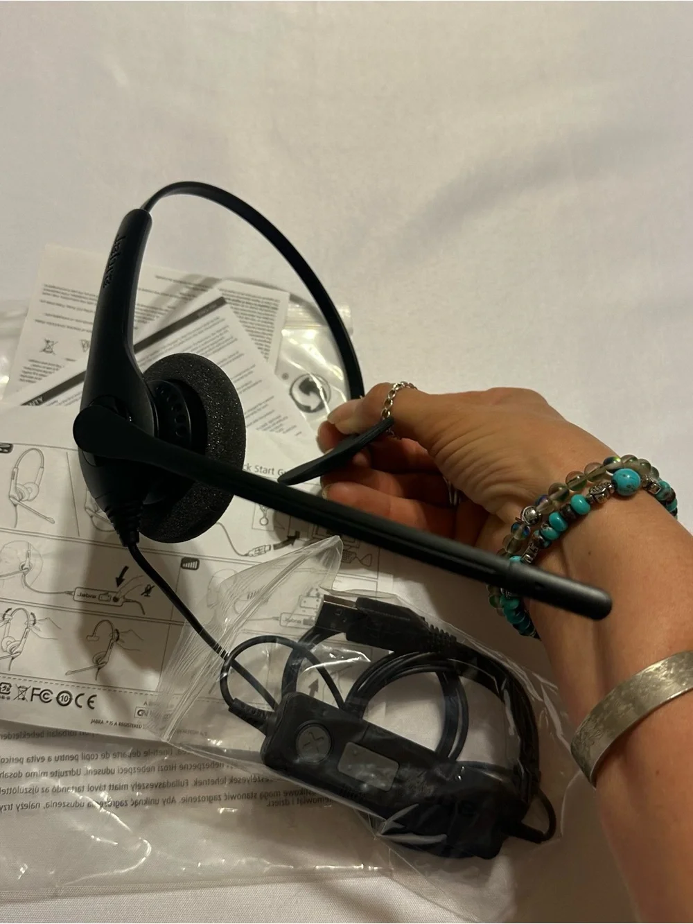 Jabra wired headset